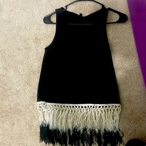 Fun tank top with fringe!